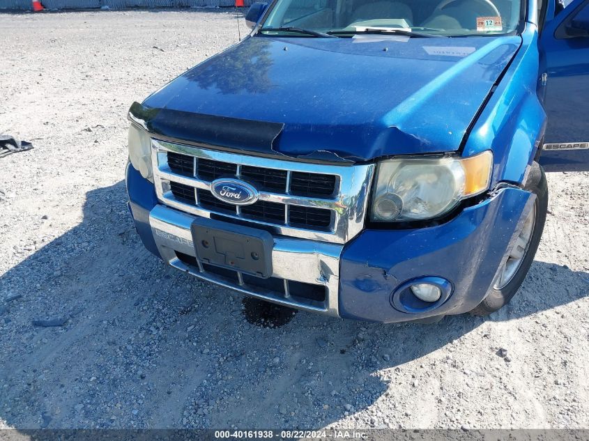 2008 Ford Escape Hybrid VIN: 1FMCU59H88KA75547 Lot: 40161938