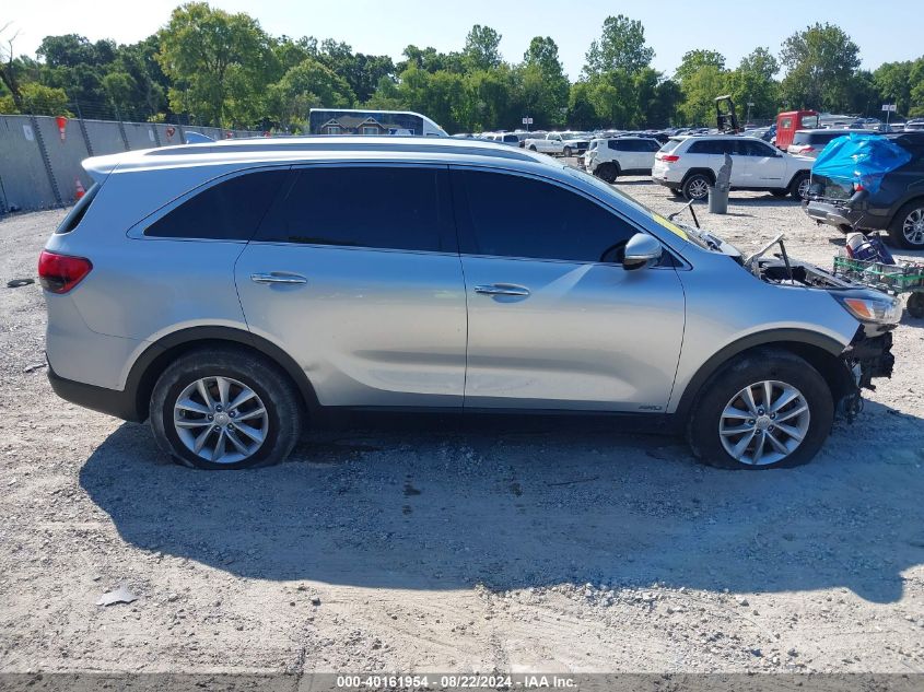 2018 Kia Sorento 2.4L Lx VIN: 5XYPGDA37JG425561 Lot: 40161954