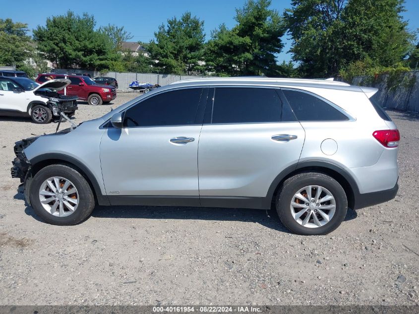 2018 Kia Sorento 2.4L Lx VIN: 5XYPGDA37JG425561 Lot: 40161954