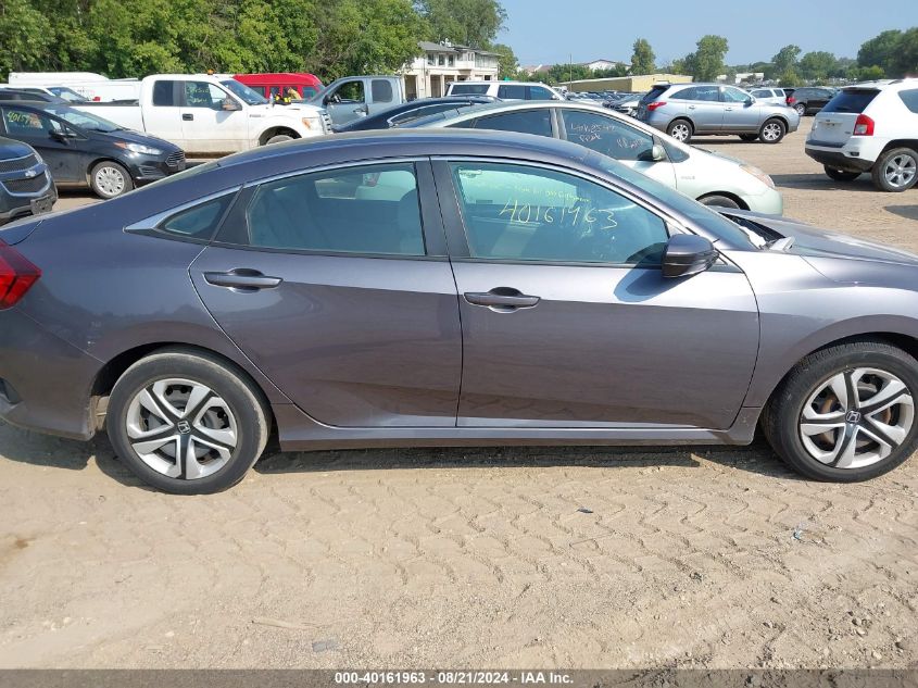 2018 Honda Civic Lx VIN: 19XFC2F54JE044155 Lot: 40161963