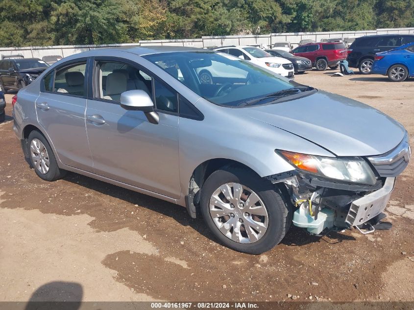 2012 Honda Civic Lx VIN: 19XFB2F58CE094904 Lot: 40161967