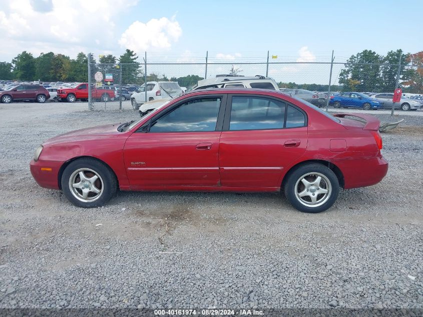 2003 Hyundai Elantra Gls/Gt VIN: KMHDN45D93U702929 Lot: 40161974