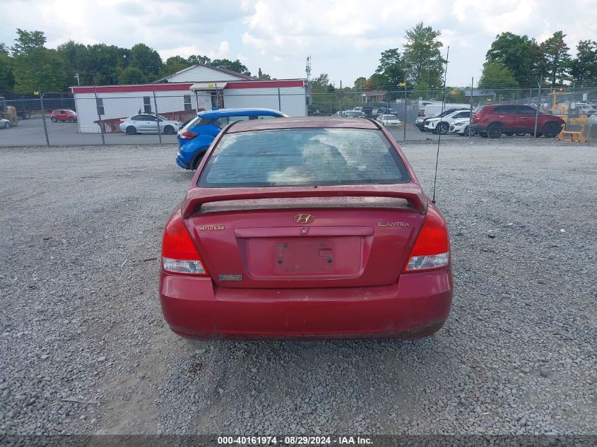 2003 Hyundai Elantra Gls/Gt VIN: KMHDN45D93U702929 Lot: 40161974