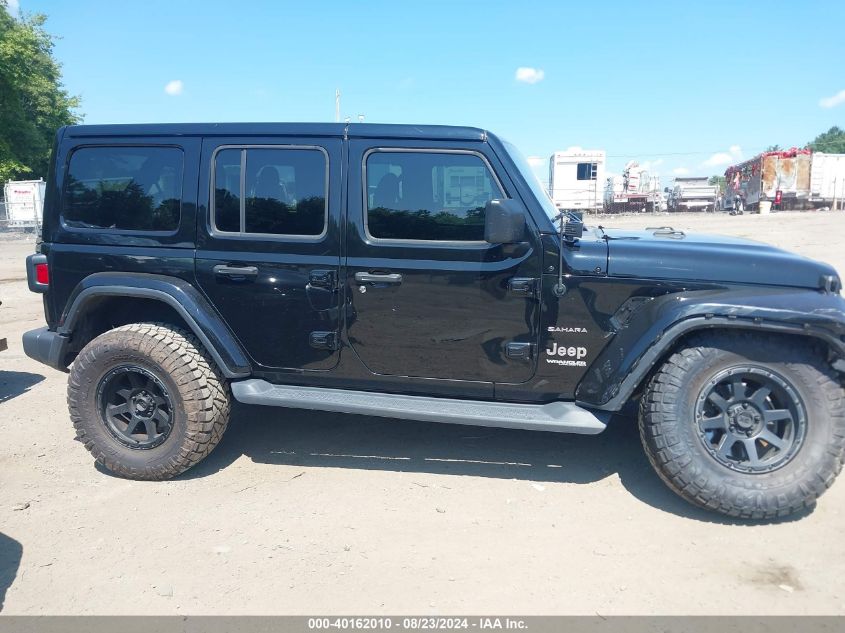 2018 Jeep Wrangler Unlimited Sahara VIN: 1C4HJXEG9JW294589 Lot: 40162010