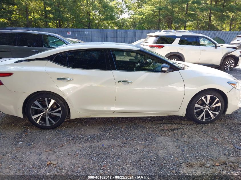 2017 Nissan Maxima 3.5 Platinum VIN: 1N4AA6AP9HC412482 Lot: 40162017