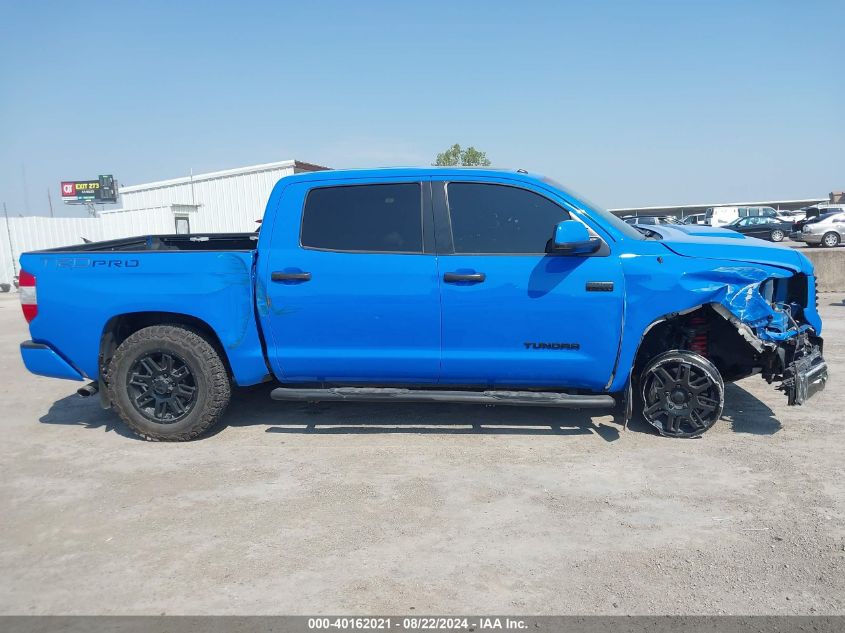 2019 Toyota Tundra Trd Pro 5.7L V8 VIN: 5TFDY5F11KX821352 Lot: 40162021