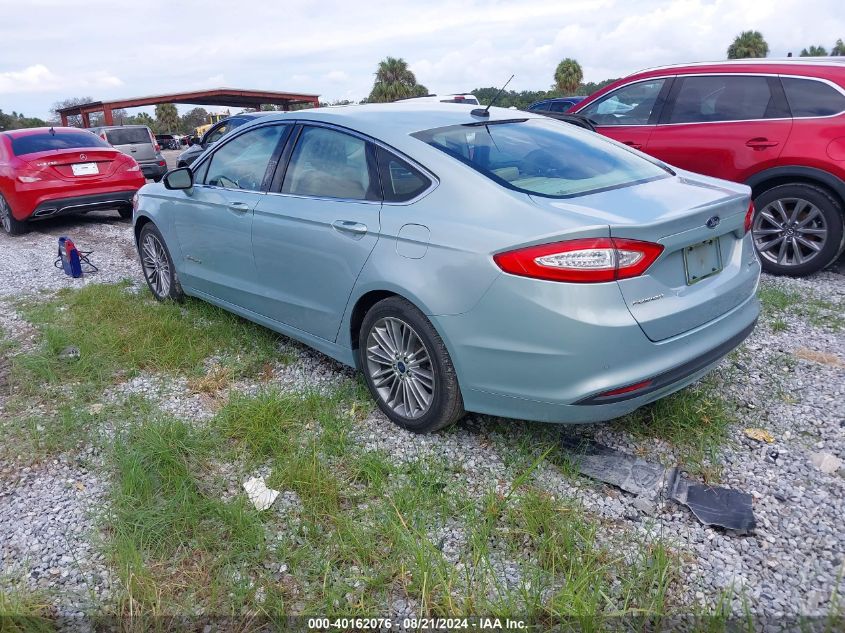 2014 Ford Fusion Hybrid Se Hybrid VIN: 3FA6P0LUXER118784 Lot: 40162076