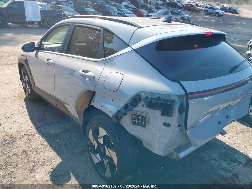 2024 Hyundai Kona Limited VIN: KM8HE3A37RU121334 Lot: 40162137