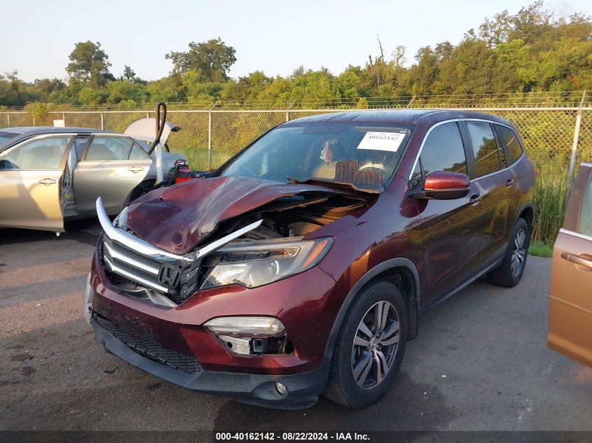 VIN 5FNYF5H3XJB030607 2018 HONDA PILOT EX