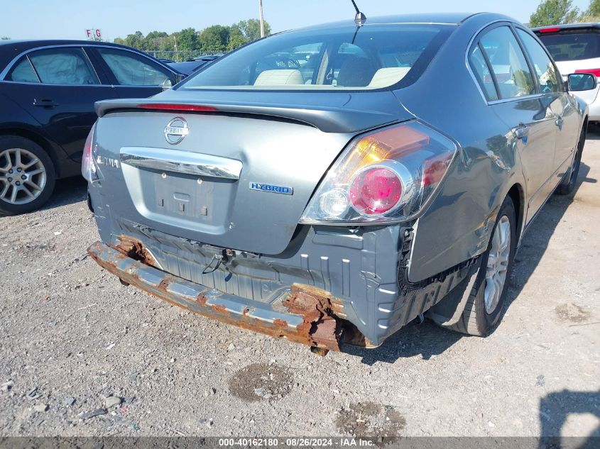 2010 Nissan Altima Hybrid VIN: 1N4CL2AP0AC152491 Lot: 40162180