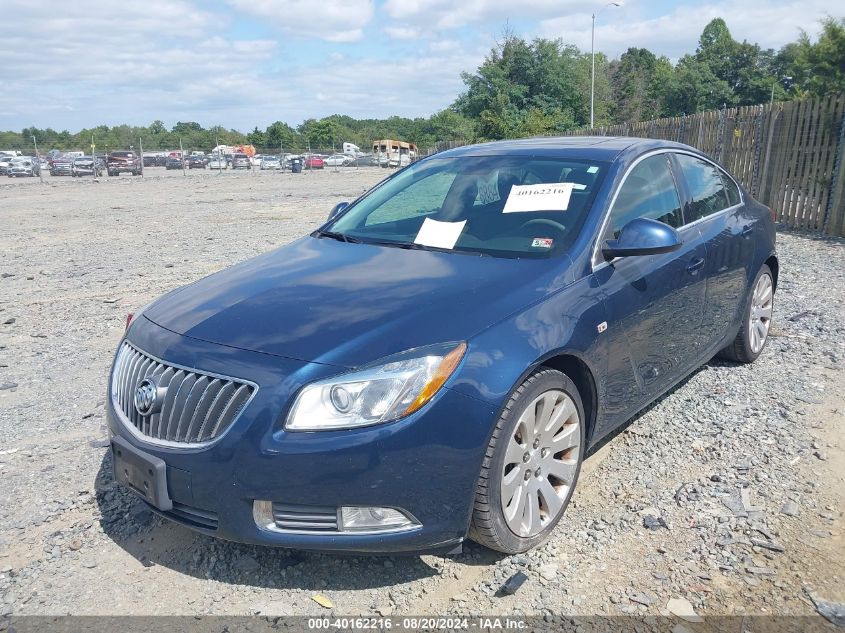 2011 Buick Regal Cxl Turbo Russelsheim VIN: W04G15GV2B1086087 Lot: 40162216