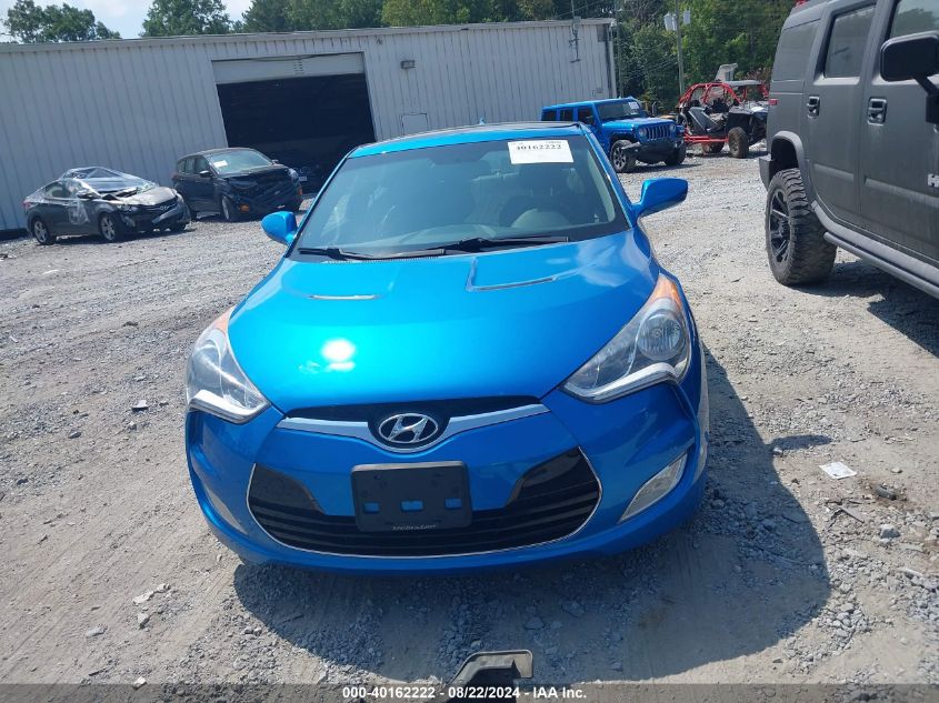 2014 HYUNDAI VELOSTER BASE W/BLACK - KMHTC6AD7EU184096