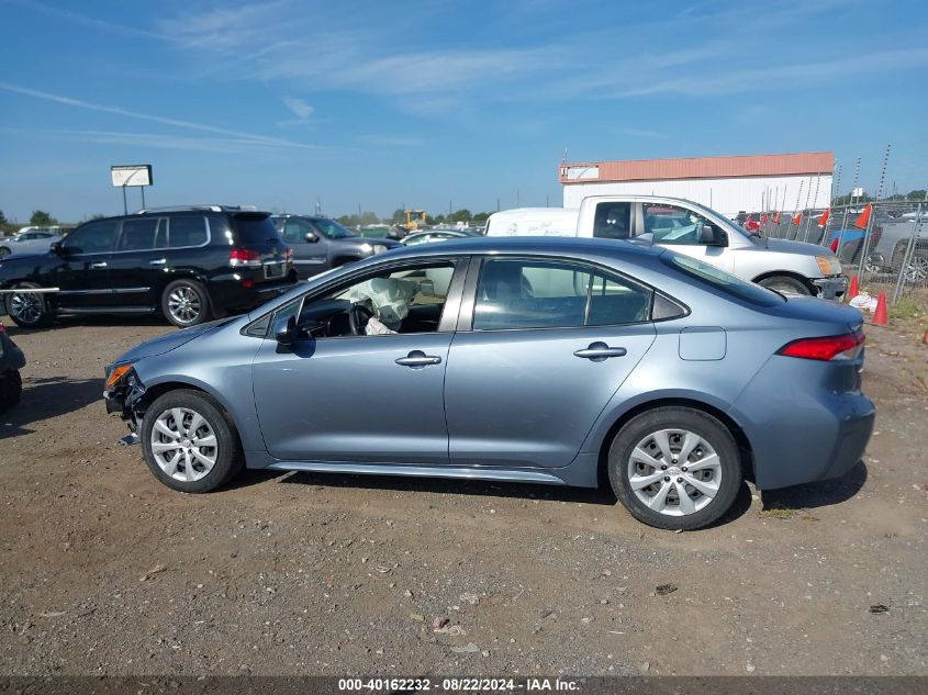 2021 Toyota Corolla Le VIN: JTDEPMAE8MJ141420 Lot: 40162232