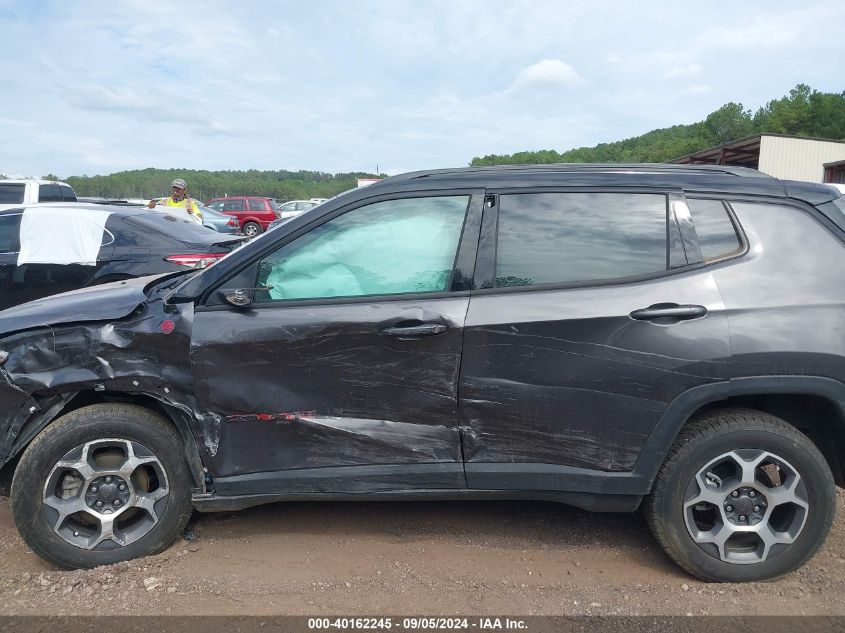 2022 Jeep Compass Trailhawk 4X4 VIN: 3C4NJDDB0NT215054 Lot: 40162245