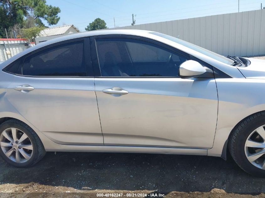 2013 Hyundai Accent Gls VIN: KMHCU4AE7DU354014 Lot: 40162247