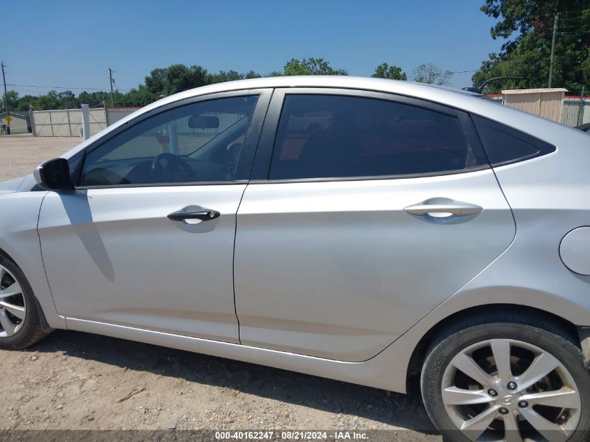 2013 Hyundai Accent Gls VIN: KMHCU4AE7DU354014 Lot: 40162247