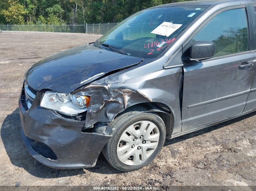 2016 Dodge Grand Caravan Se VIN: 2C4RDGBG0GR342501 Lot: 40162262