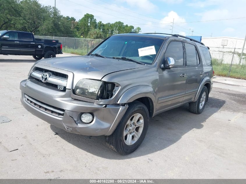 2007 Toyota Sequoia Limited V8 VIN: 5TDZT38A07S284332 Lot: 40162280