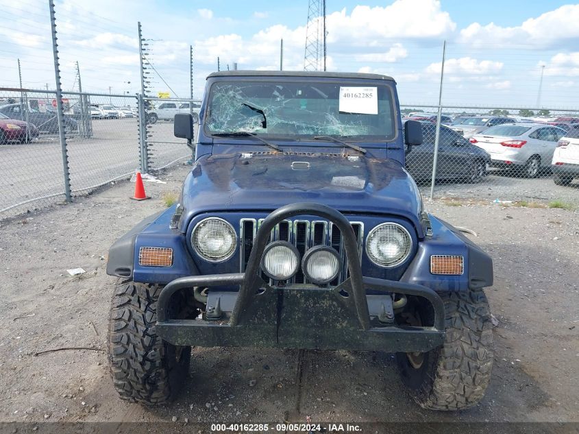 1997 Jeep Wrangler Sport VIN: 1J4FY19S3VP548855 Lot: 40162285