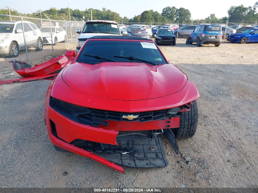 2019 Chevrolet Camaro 1Lt VIN: 1G1FB3DX5K0126301 Lot: 40162291