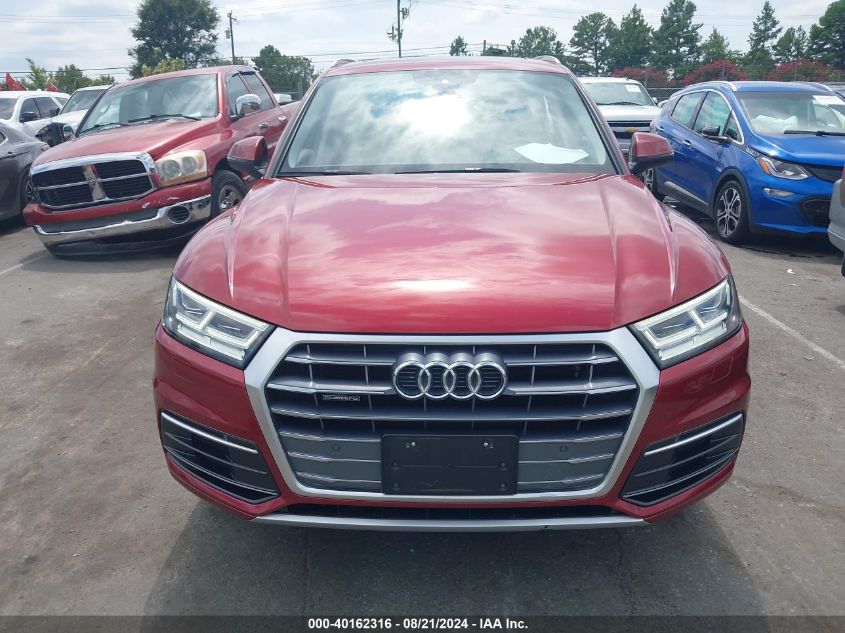 2018 Audi Q5 2.0T Premium/2.0T Tech Premium VIN: WA1BNAFY7J2209071 Lot: 40162316