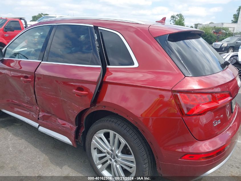 2018 Audi Q5 2.0T Premium/2.0T Tech Premium VIN: WA1BNAFY7J2209071 Lot: 40162316