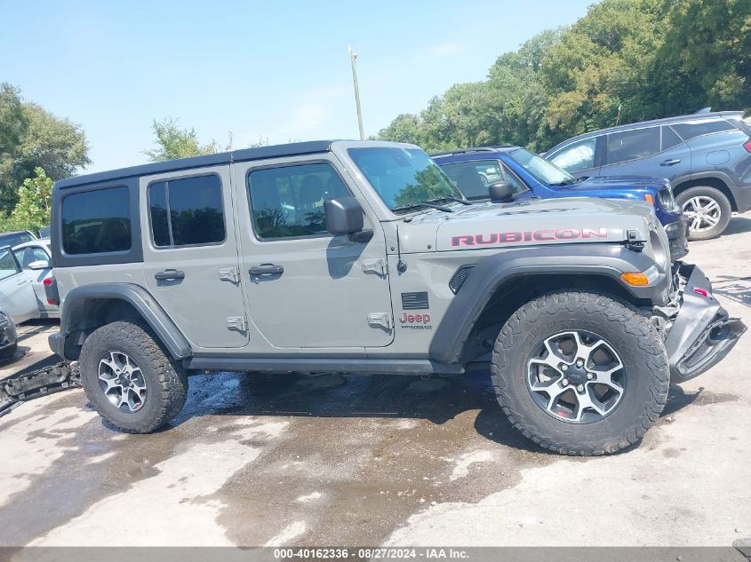 2021 Jeep Wrangler Unlimited Rubicon 4X4 VIN: 1C4HJXFN5MW701180 Lot: 40162336