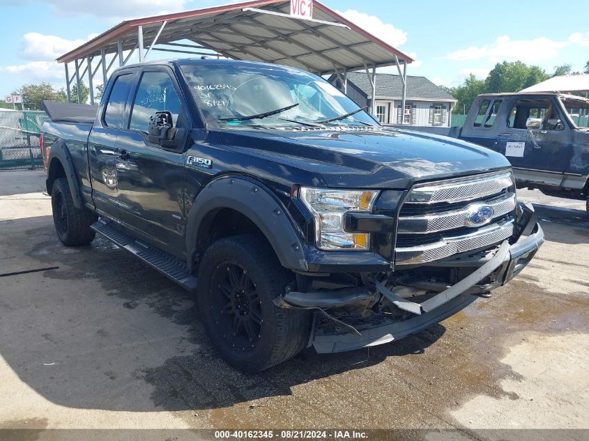 2015 FORD F-150 LARIAT - 1FTEX1EP2FFA95034