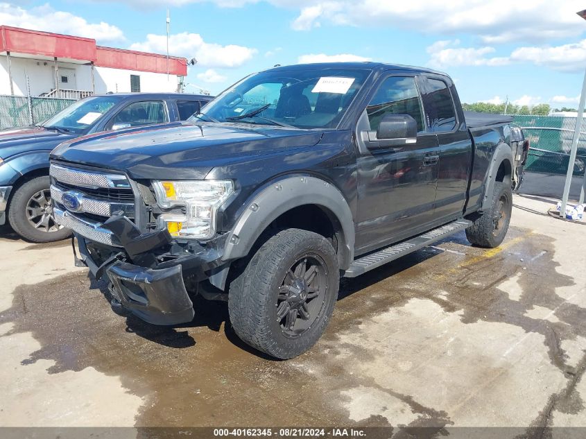 2015 FORD F-150 LARIAT - 1FTEX1EP2FFA95034