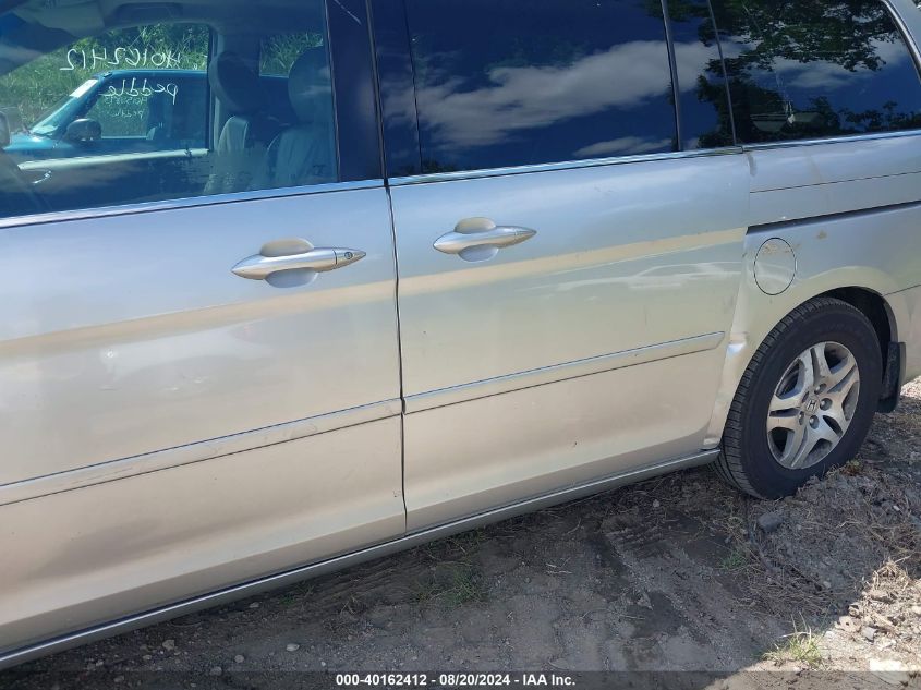 2007 Honda Odyssey Ex-L VIN: 5FNRL38747B122213 Lot: 40162412