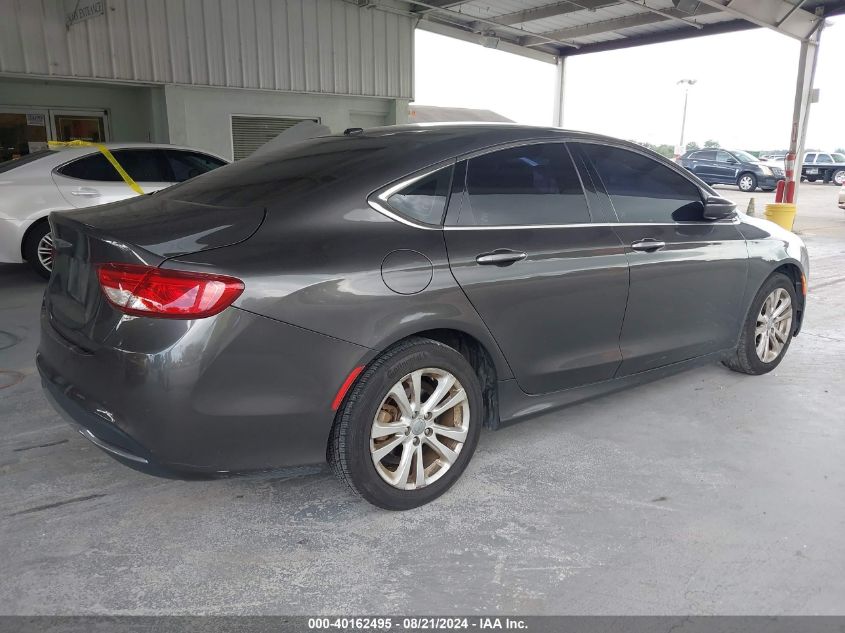 2015 Chrysler 200 Limited VIN: 1C3CCCAB9FN612235 Lot: 40162495