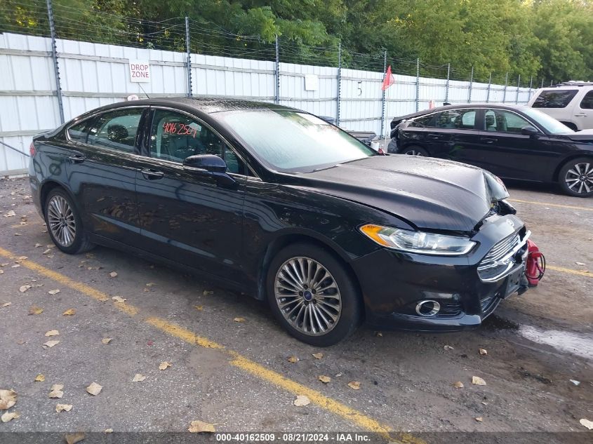 2016 Ford Fusion Titanium VIN: 3FA6P0K91GR391662 Lot: 40162509