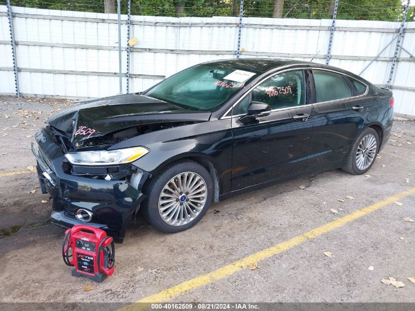 2016 Ford Fusion Titanium VIN: 3FA6P0K91GR391662 Lot: 40162509