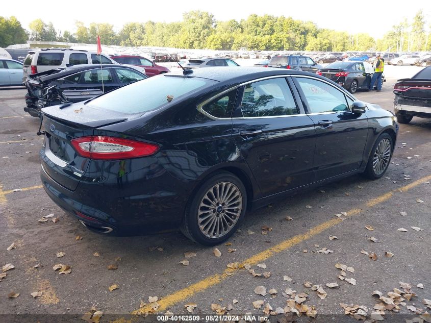 2016 Ford Fusion Titanium VIN: 3FA6P0K91GR391662 Lot: 40162509