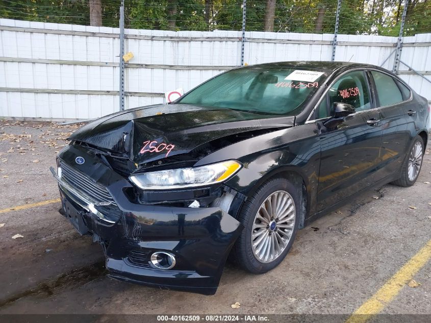 2016 Ford Fusion Titanium VIN: 3FA6P0K91GR391662 Lot: 40162509