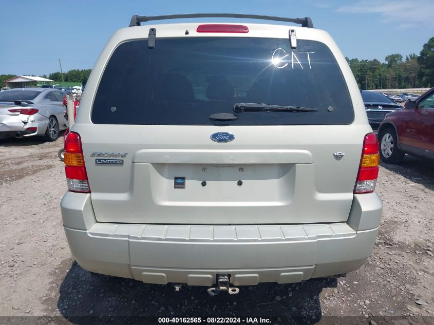 2005 Ford Escape Limited VIN: 1FMYU94155KD75260 Lot: 40162565