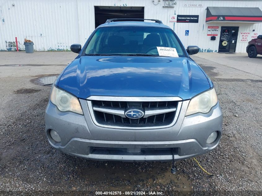 2008 Subaru Outback 2.5I/2.5I L.l. Bean Edition VIN: 4S4BP61C087314195 Lot: 40162575