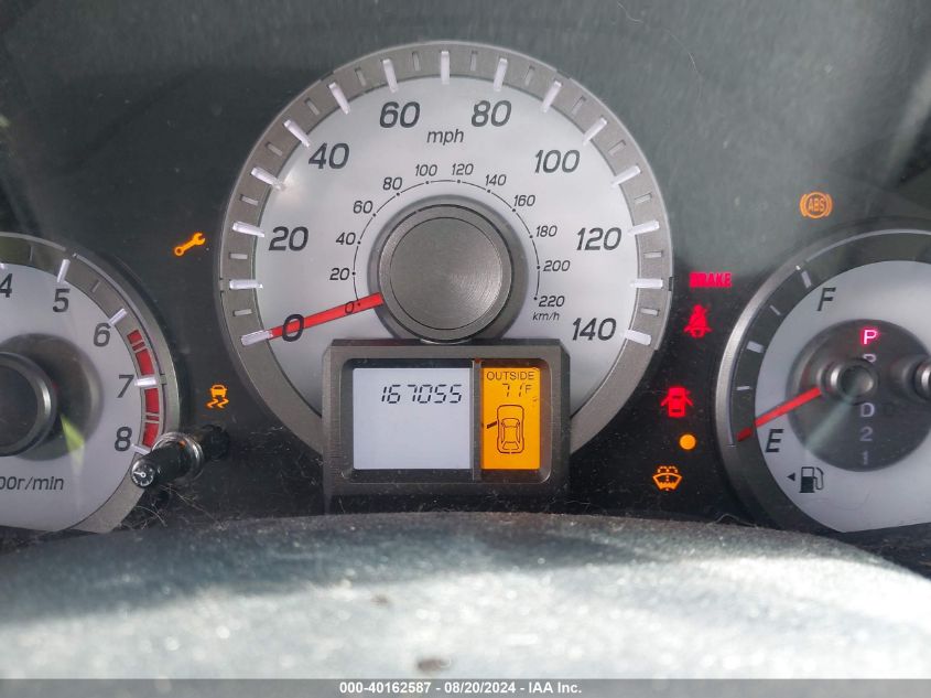 2012 Honda Pilot Ex VIN: 5FNYF4H44CB012691 Lot: 40162587