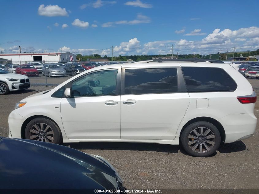 2019 Toyota Sienna Xle VIN: 5TDDZ3DC1KS217876 Lot: 40162588