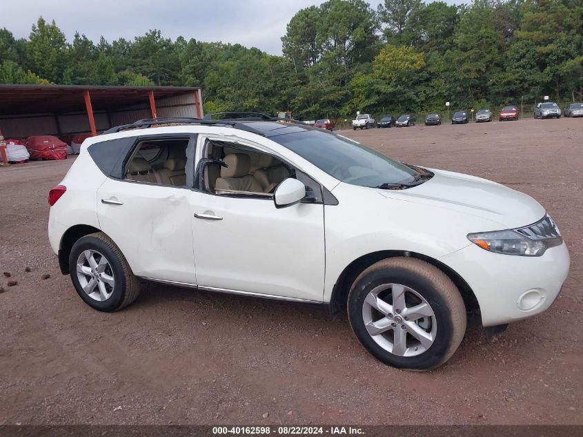 2010 Nissan Murano Sl VIN: JN8AZ1MU5AW010877 Lot: 40162598