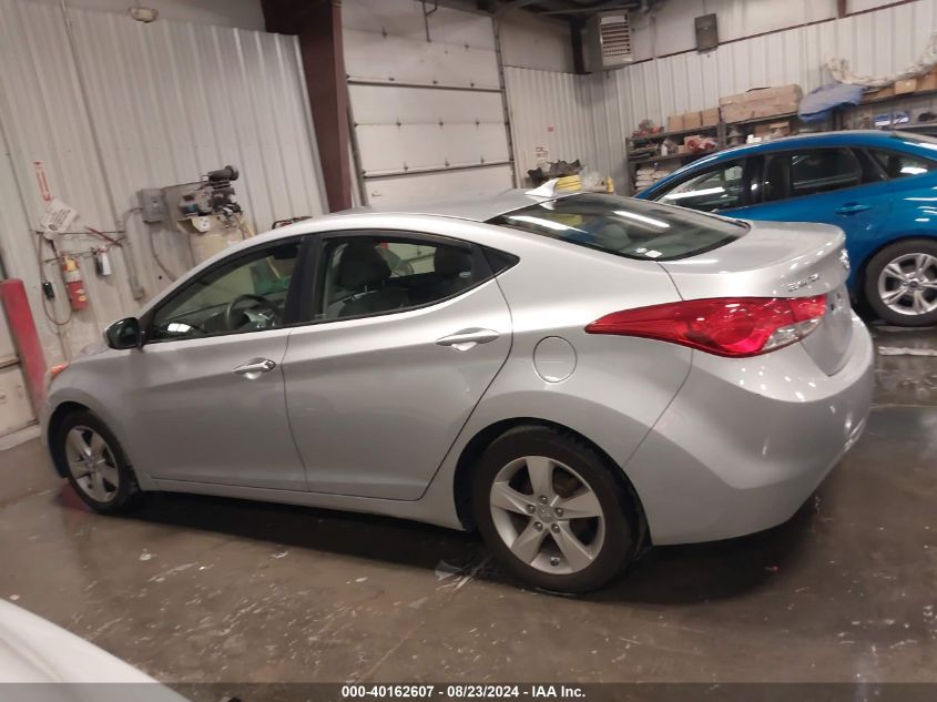 2012 Hyundai Elantra Gls VIN: 5NPDH4AE6CH127306 Lot: 40162607