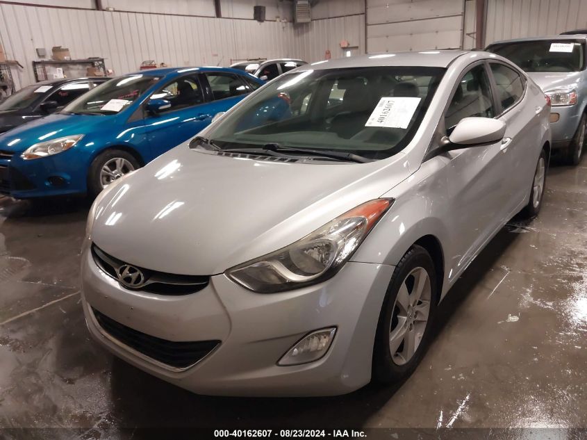 2012 Hyundai Elantra Gls VIN: 5NPDH4AE6CH127306 Lot: 40162607