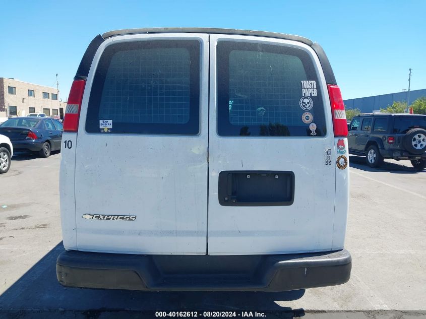 2017 Chevrolet Express 2500 Work Van VIN: 1GCWGAFF8H1114678 Lot: 40162612