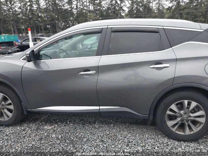 2015 Nissan Murano Sl VIN: 5N1AZ2MH3FN239152 Lot: 40162636