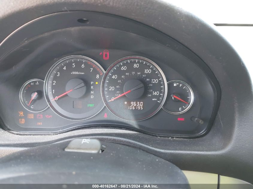 2009 Subaru Legacy 2.5I VIN: 4S3BL616597233138 Lot: 40162647