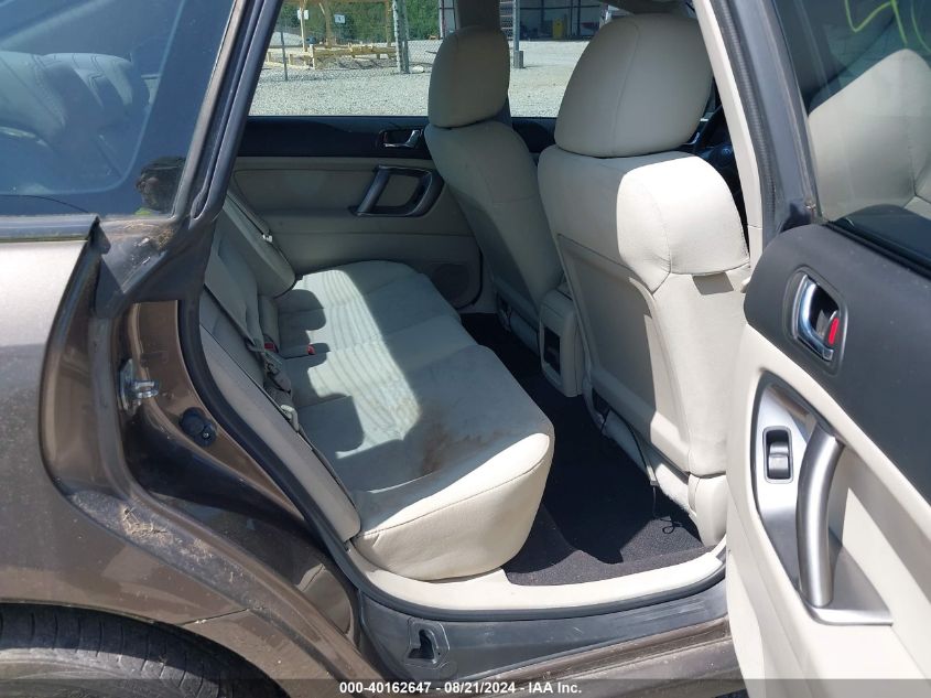 2009 Subaru Legacy 2.5I VIN: 4S3BL616597233138 Lot: 40162647