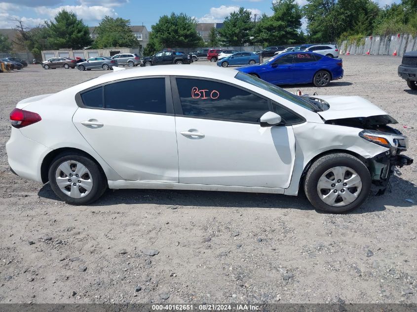 2018 Kia Forte Lx VIN: 3KPFL4A7XJE228889 Lot: 40162651