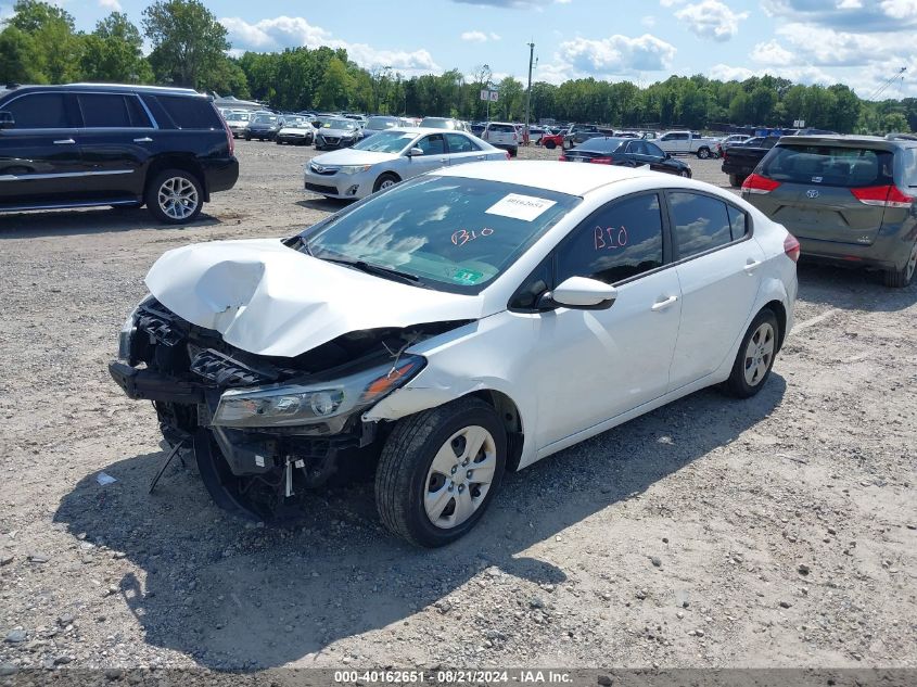 2018 Kia Forte Lx VIN: 3KPFL4A7XJE228889 Lot: 40162651