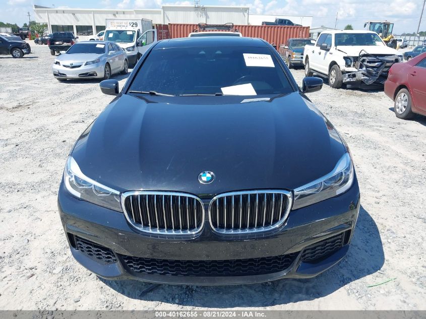 2019 BMW 740I VIN: WBA7E2C57KB454771 Lot: 40162655