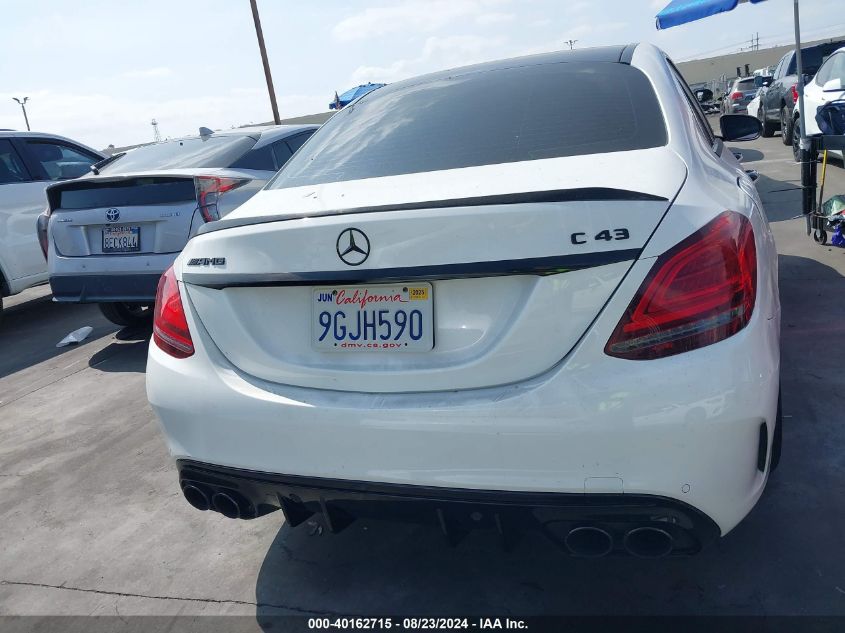 2019 Mercedes-Benz Amg C 43 4Matic VIN: 55SWF6EB4KU294821 Lot: 40162715